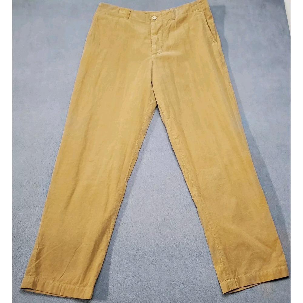 Sleepy Jones Corduroy Pants Mens 32x29 Brown Mid Rise Pockets Button Fly